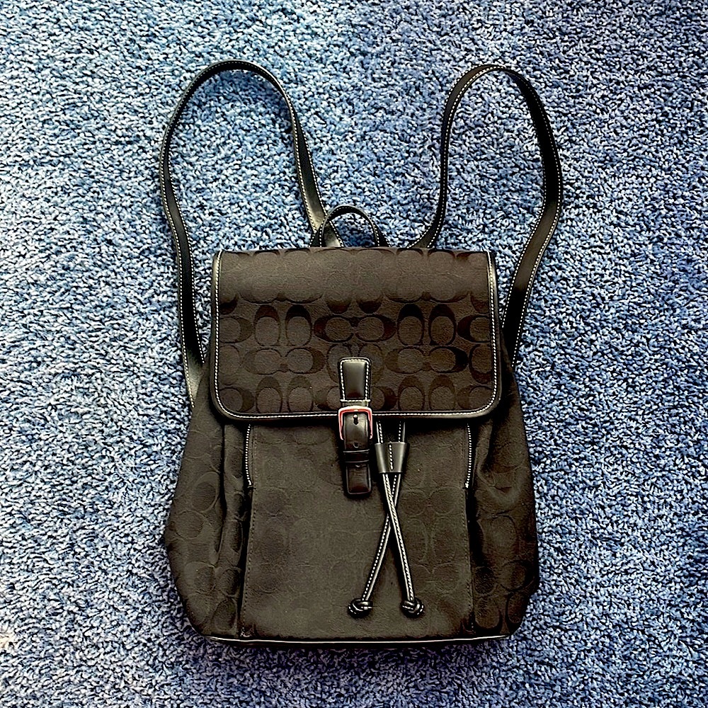 Coach Backpack Black Vintage Bag